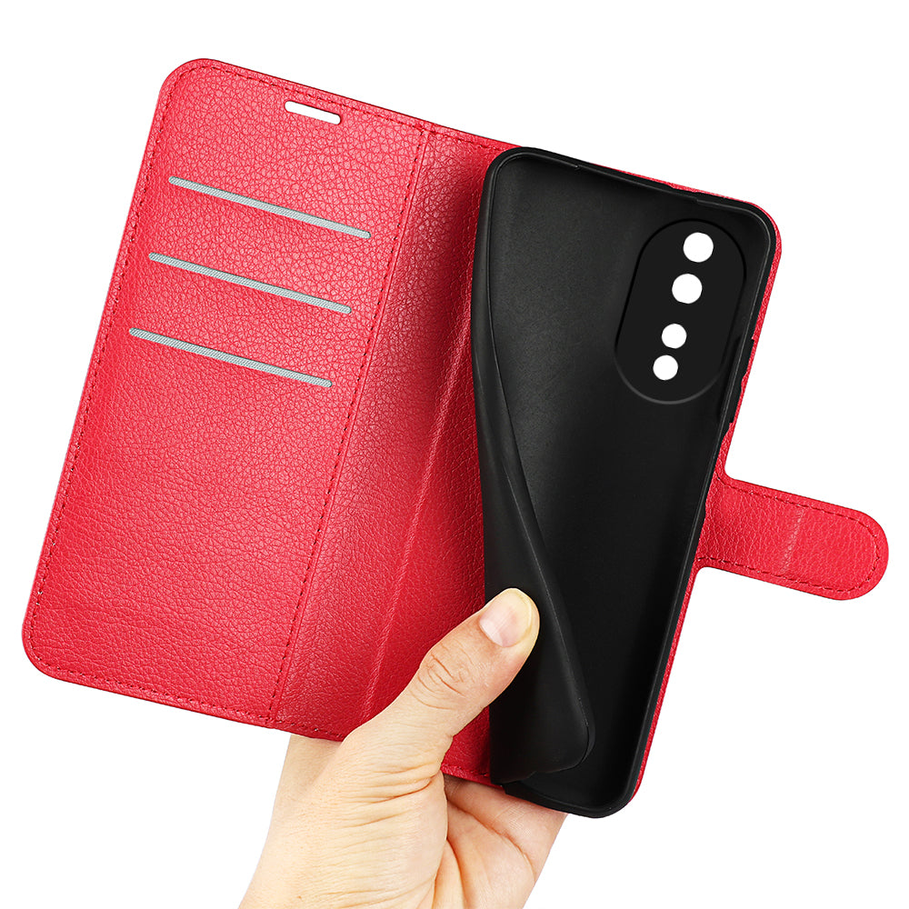 For Honor 80 5G Litchi Texture PU Leather Stand Wallet Phone Cover Full Protection Flip Anti-scratch Phone Case For Honor 80 5G Litchi Texture PU Leather Stand Wallet Phone Cover Full Protection Flip Anti-scratch Phone Case
